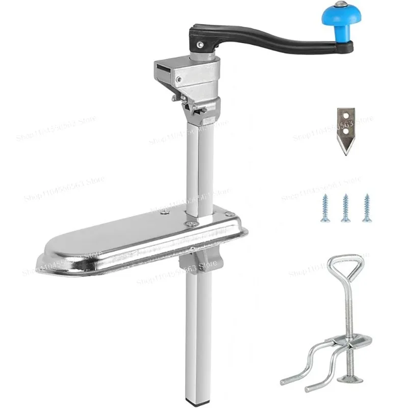 Commercial Manual Iron Can Opener – Desktop Can Cutter for Home & Food Service