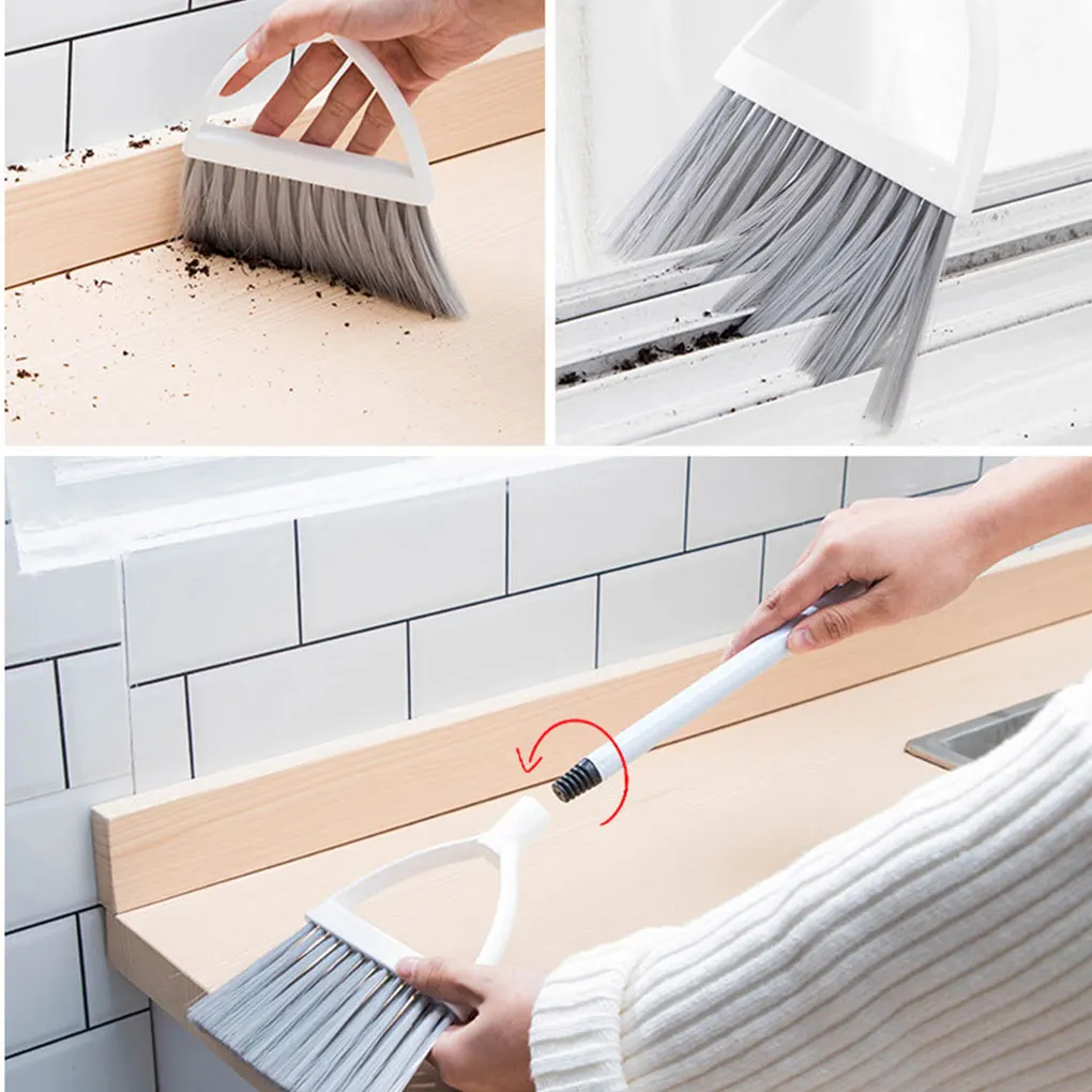 2pcs Innovative Broom And Dust Pan Set For Efficient Cleaning Multi-purpose Broom And Dustpan Set
