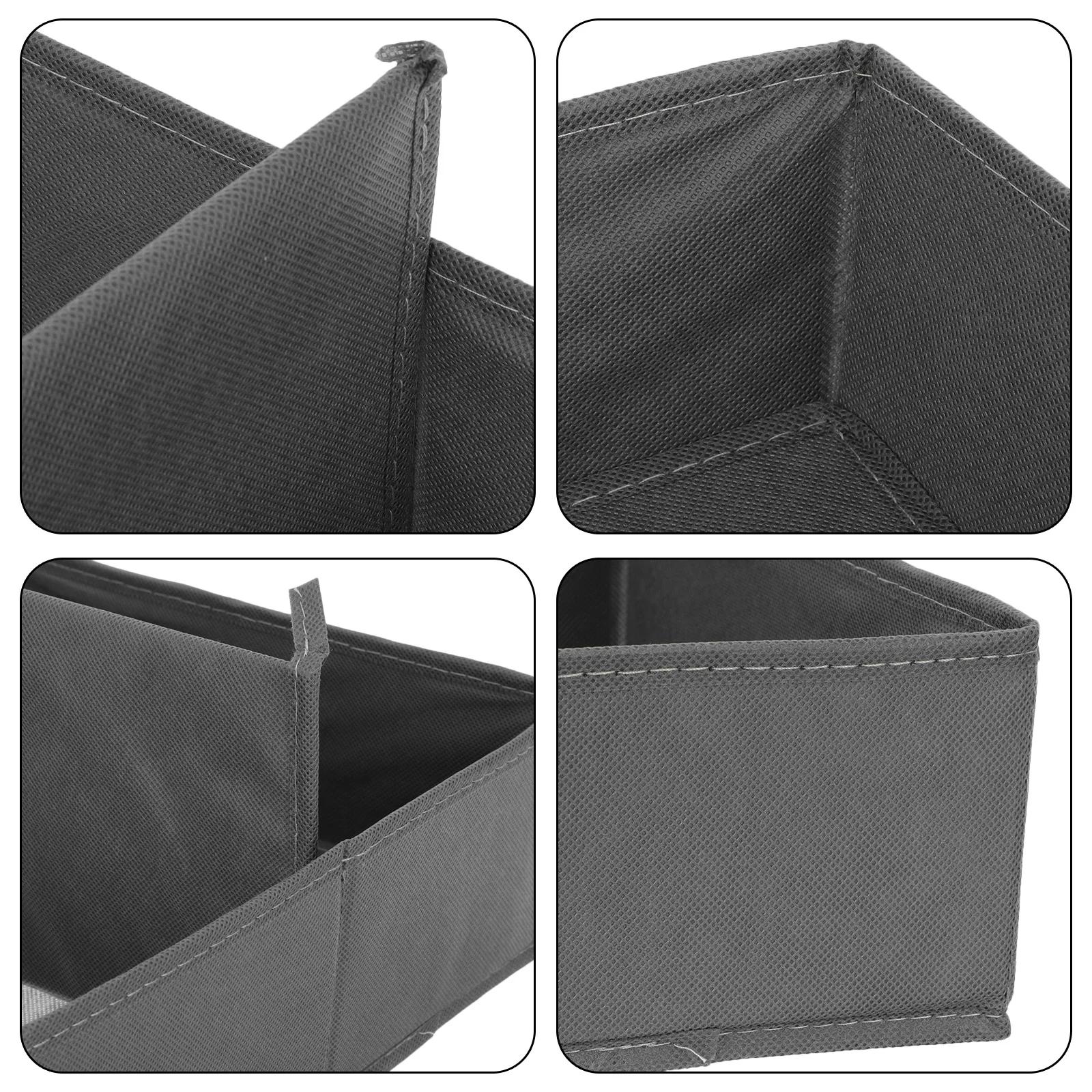 

3pcs Underwear Organizer Box Drawer Storage Household Clothes Container For Socks Bras Ties Scarves Lingerie Accessories Closet