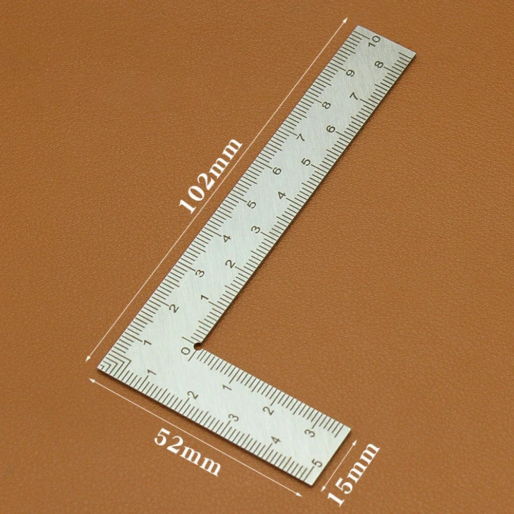 1-5Pcs Mini Framing Ruler Measuring Layout Tool Stainless Steel Square Right Angle Ruler Precision For Building Framing Gauges