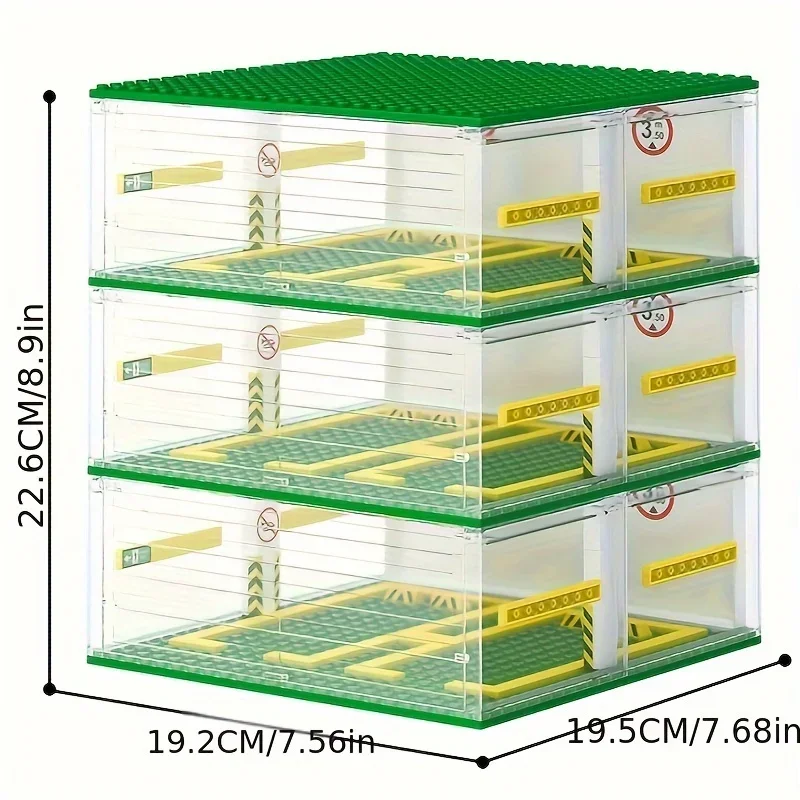 

Строительные блоки для хранения автомобиля, игрушка для парковки, для коллекции автомобиля или в подарок, без автомобилей