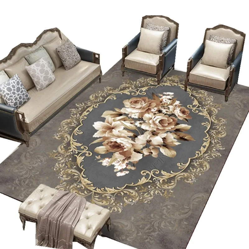 Nordic living room carpet European home large sofa coffee table blanket modern simple American thickened bedroom bedside mattr