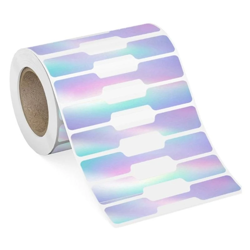 

Roll of 500Pcs Jewelry Labels Adhesive Dumbbell Sticker For Necklaces Earrings Rings Pricing Tagging