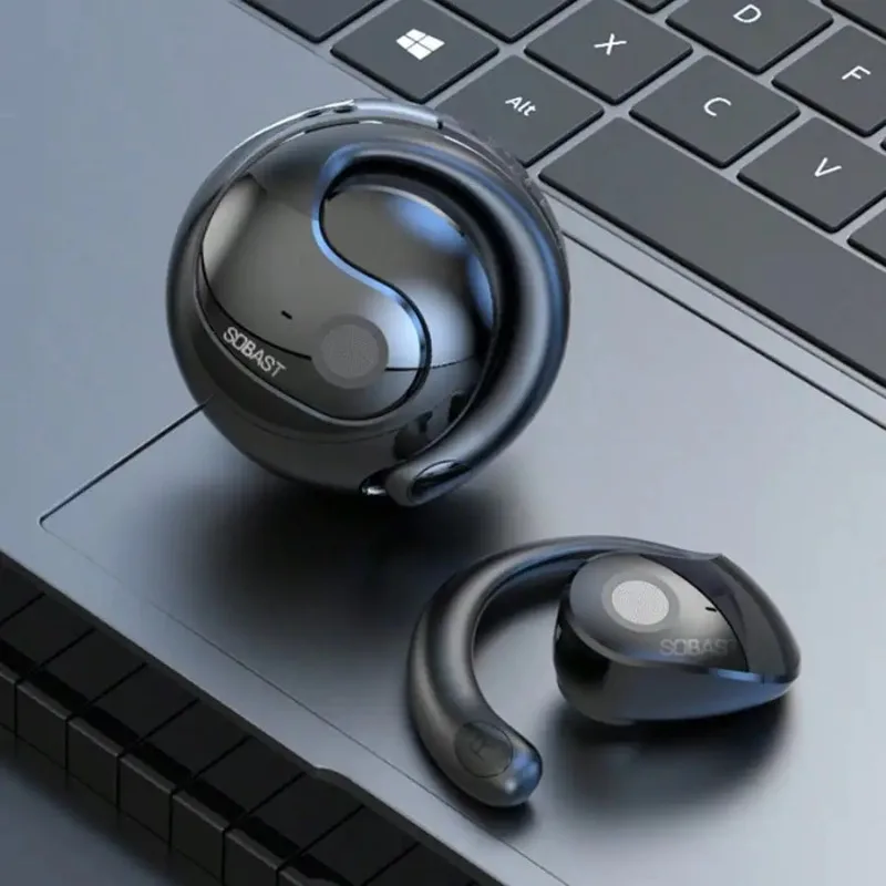 BY01 Earphone Bluetooth 5.2 TWS Sports Outdoor Headset Wireless Headphone Earbuds Ear For Smart Phone Xiaomi Samsung Games Music