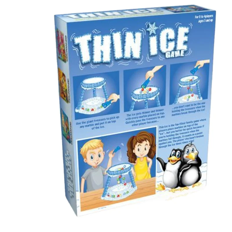 Thin Ice Game Second Generation Ice-breaking Penguin Thin Ice Game Brain Hand-eye Educational Toy Beads Children\'s Gifts