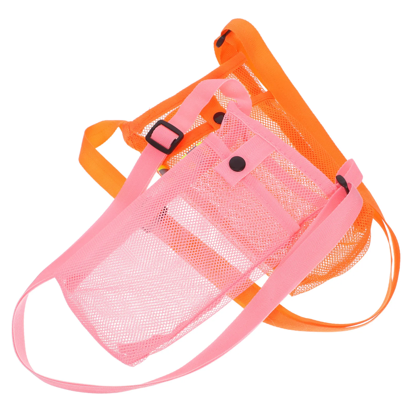 

2pcs Portable Water Cup Cover Bottle Bag Mesh Tumbler Carrier Adjustable Sling Strap Hiking Travel Foldable Beach Case Holder