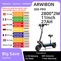 ARWIBON Q06Pro Electric Scooter 2800W*2 Dual Powerful Motor 11\