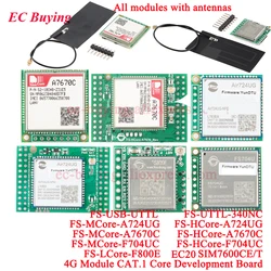 A7670C 4G CAT.1 Core Development Board Module Full Netcom LTE+GSM STM32 FS-MCore-A7670C FS-HCore-A7670C FS800E F704UC A724UG
