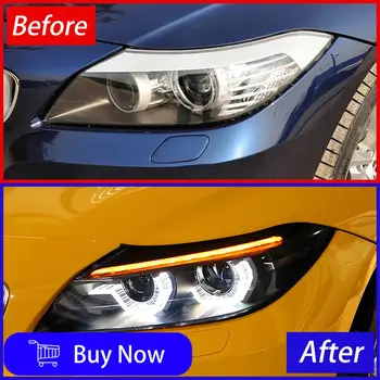 適用於BMW Z4 E89 20i 23i 28i 30i 35i 2009-2016 的汽車頭燈總成升級高品質 LED 日間行車燈投影透鏡配件 10 最佳銷售 BMWZ4大燈E89 - №4