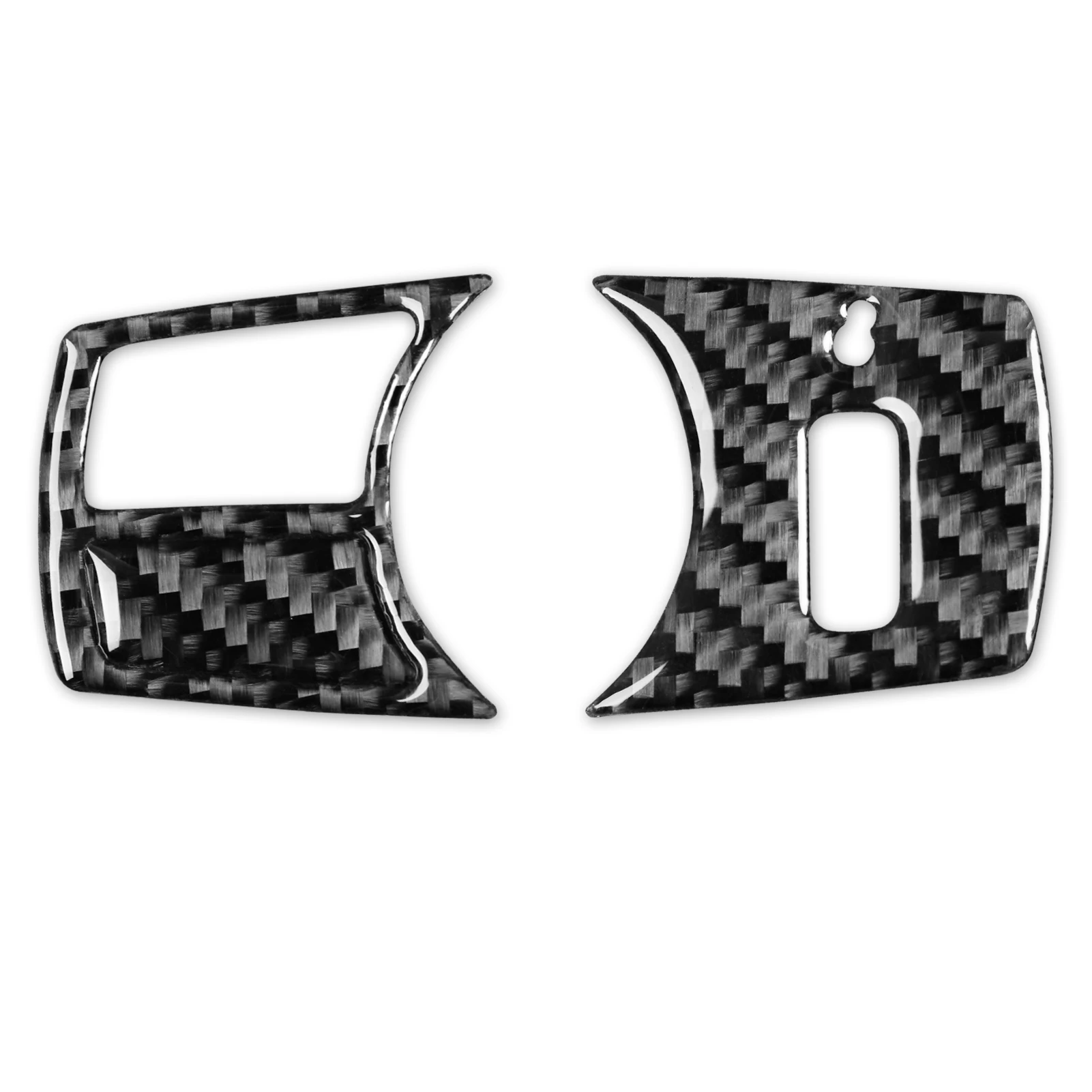Real Carbon Fiber Car Accessories Headlight Switch Panel Decorative Cover Soft Sticker For BMW X3 F25 2011-2017 X4 F26 2014-2017