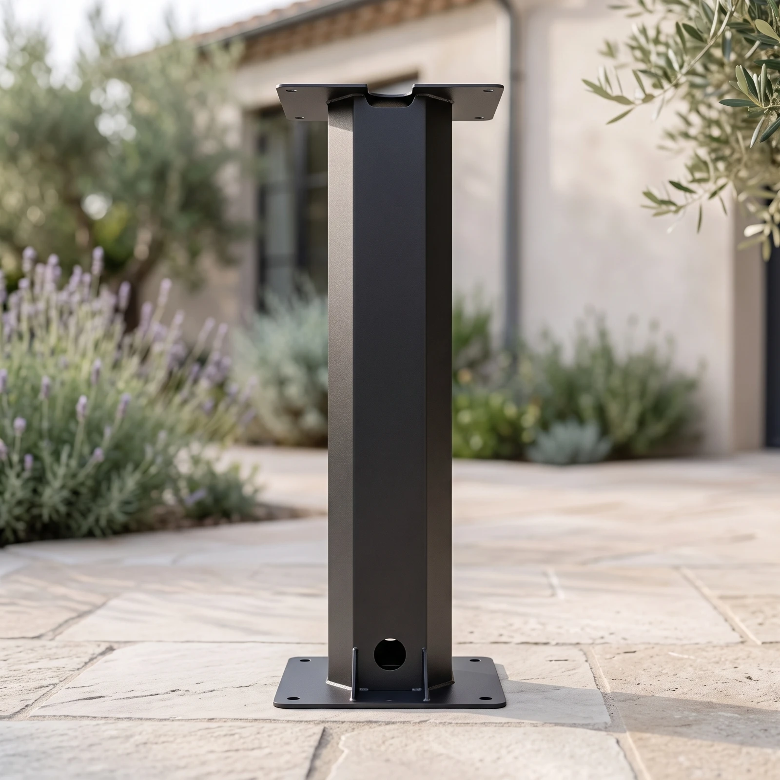 Freestanding EV Charger Enclosure with Pedestal Stand Floor-Mounted EV Charger Box with Pedestal Stand Cabinet Waterproof
