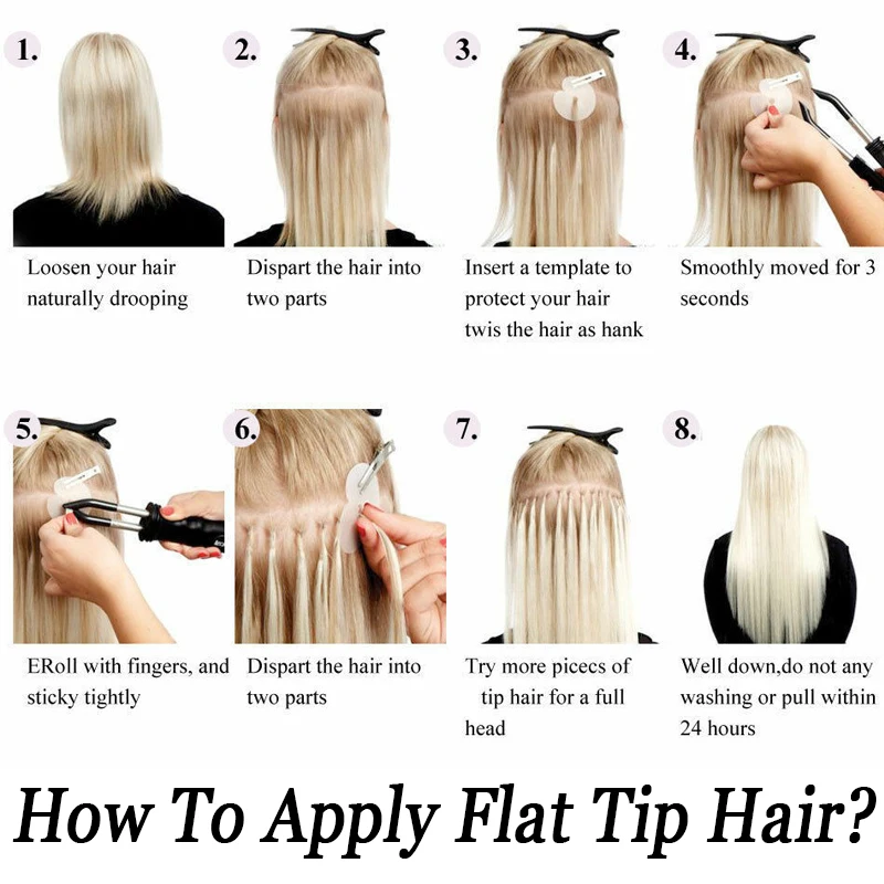 Различные цвета, наращивание волос с плоскими кончиками, человеческие волосы, наращивание волос с кератиновыми кончиками, 18 дюймов, наращивание волос Fusion, натуральные прямые волосы Remy