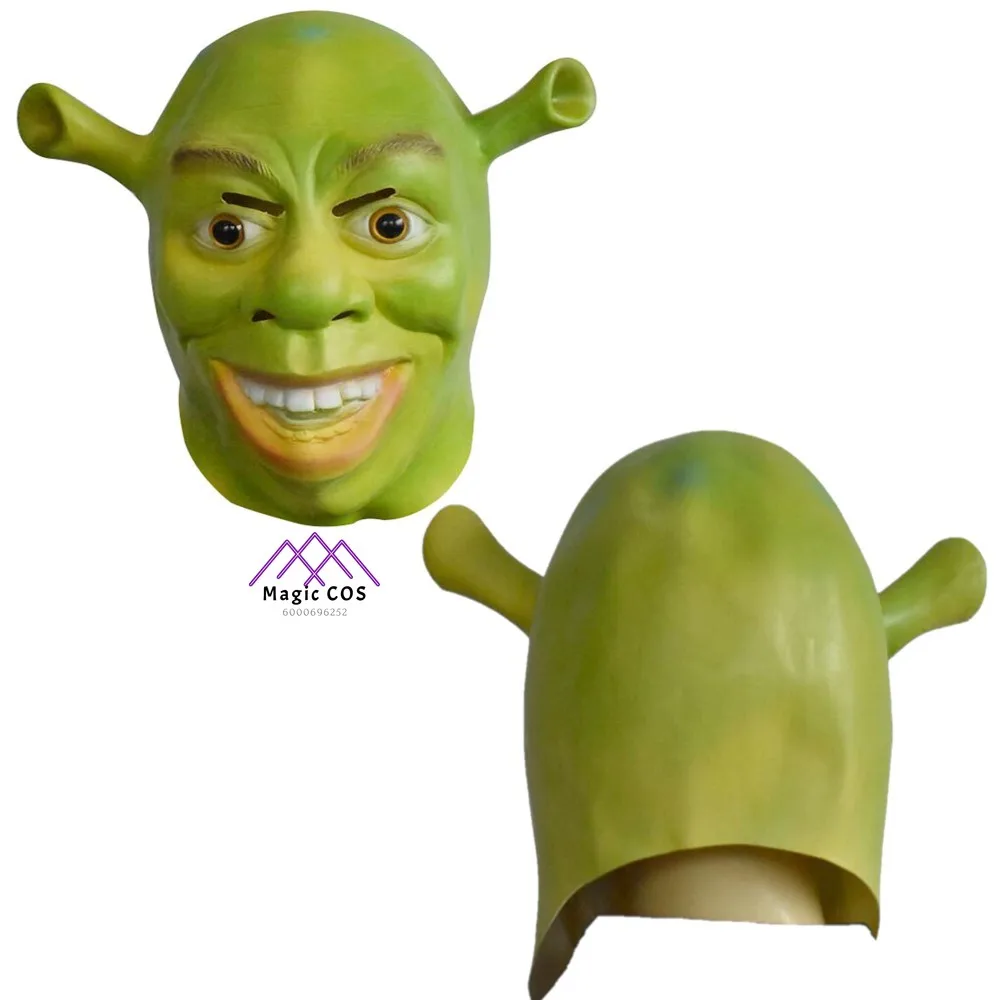 Movie Monster Shrek Cosplay Costume Men Shrek Role Play Top Pants Halloween Carnival Stage Performance Party Complete Set Outfit - Image 5