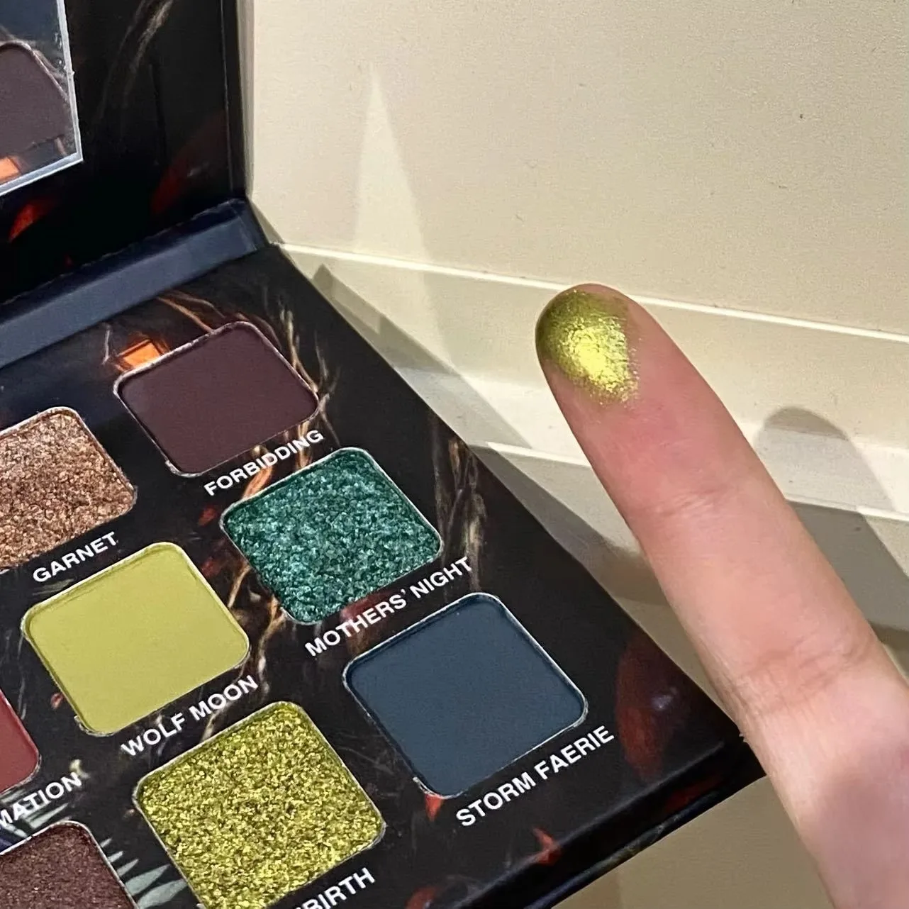 퍼플 카멜레온 15색 아이섀도우 팔레트 쉬머 글리터 매트 메탈릭 할로윈 메이크업 룩 아이섀도우 팔레트