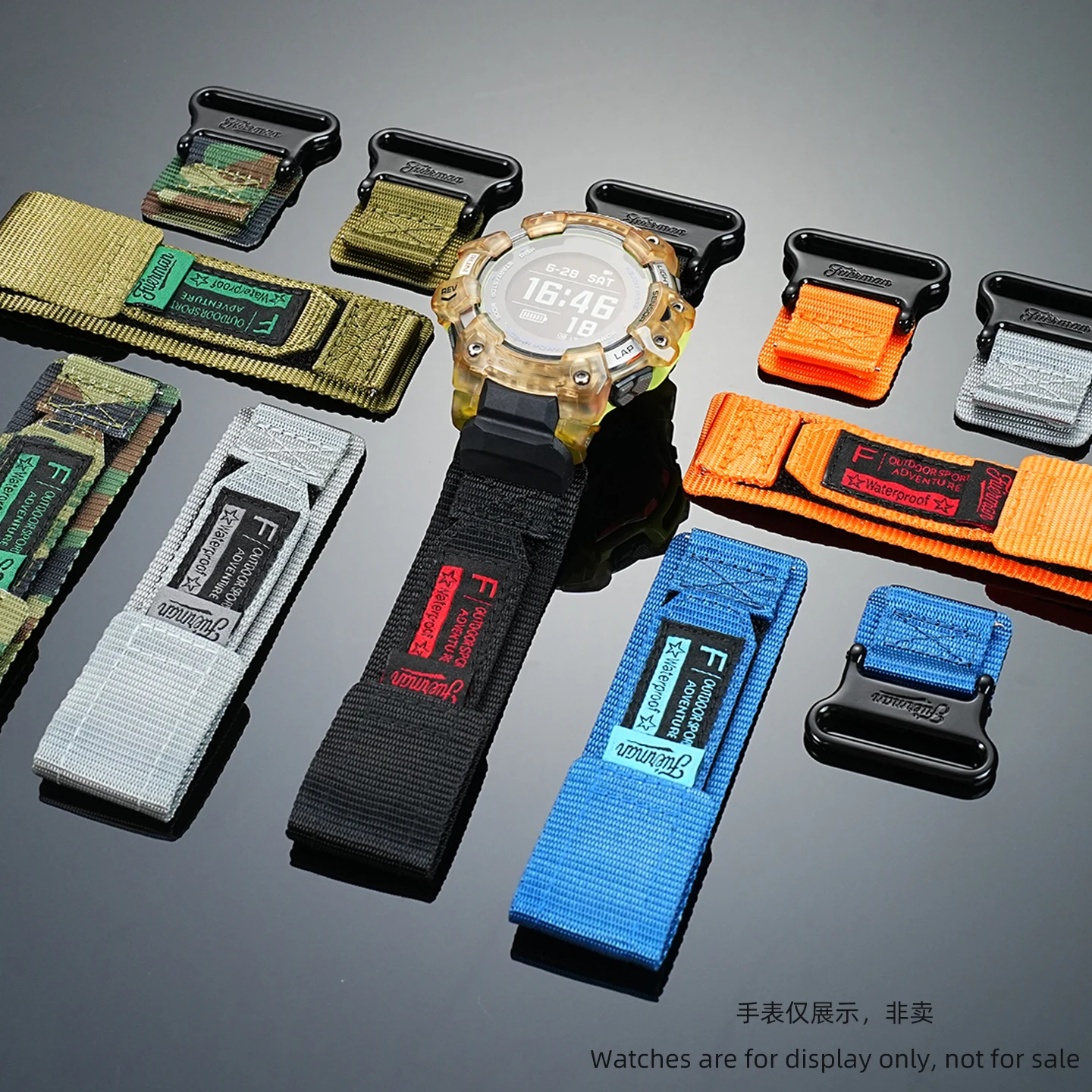 

Ремешок для часов Casio G-SHOCK series 3475 GBD-H1000, модифицированный нейлоновый холст, модный спортивный ремешок для часов, мужская водонепроницаемая цепочка для часов