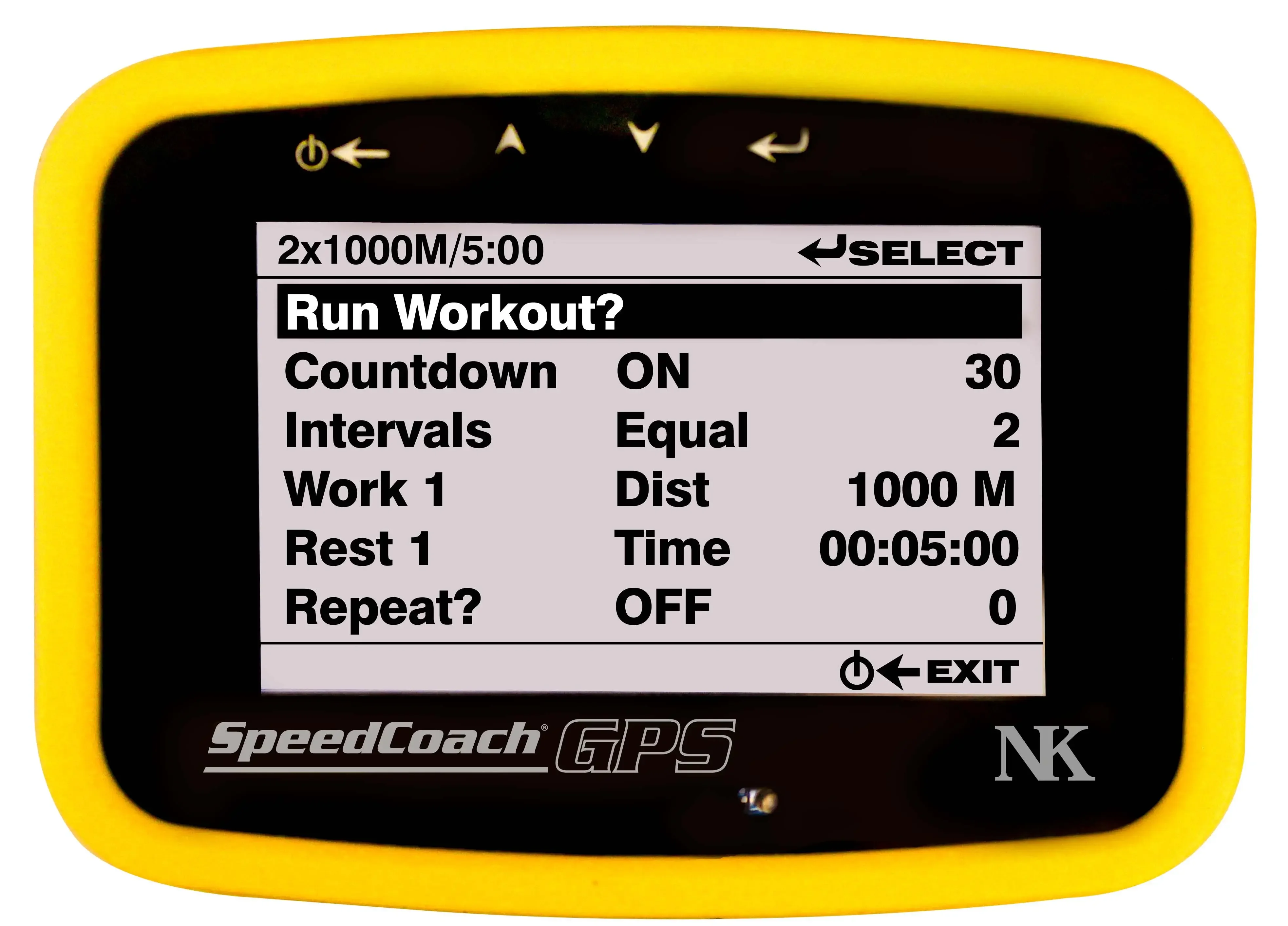US NK 0183T Paddle Frequency Table SpeedCoach GPS Model 2 Rowing Paddle Frequency Table