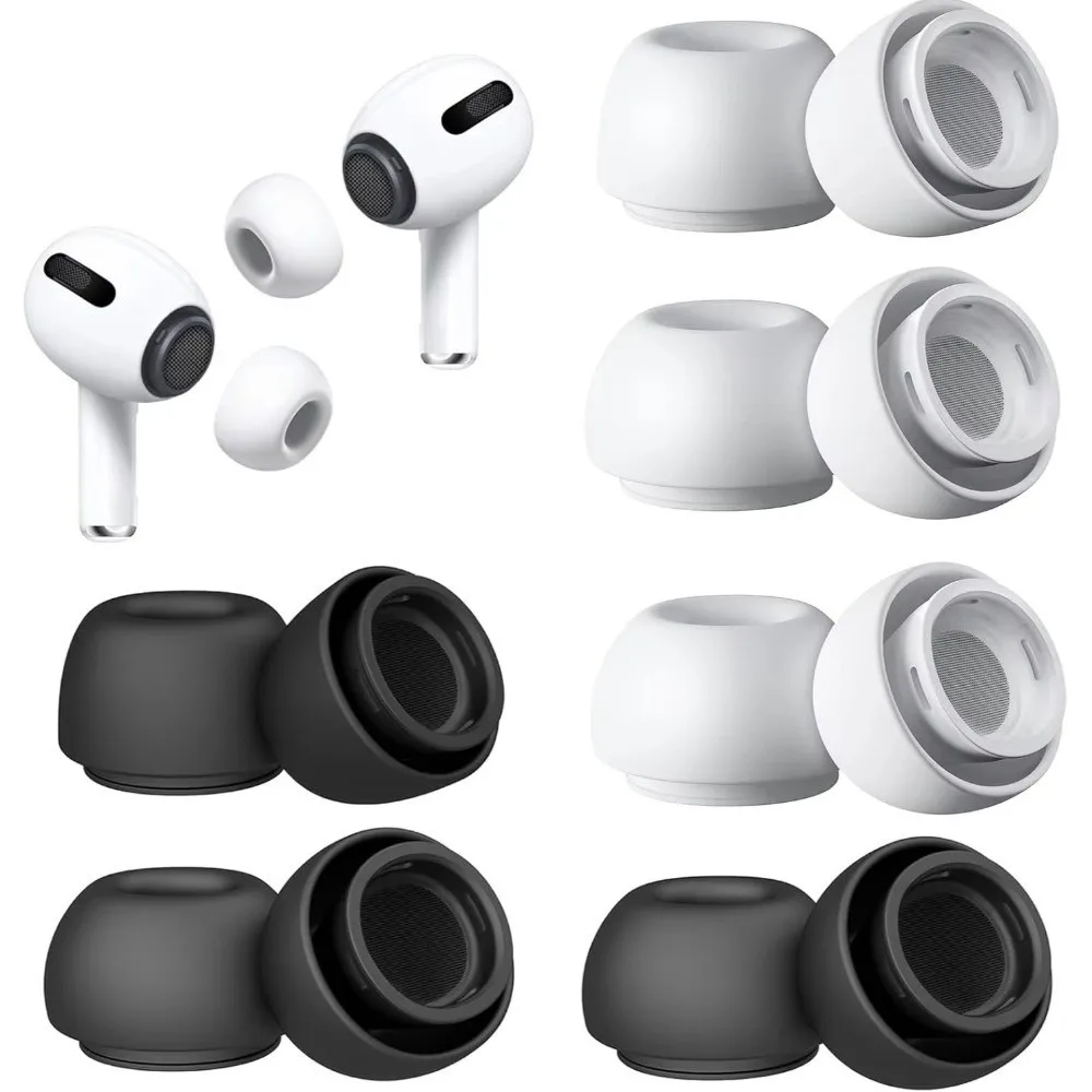 

Soft Silicone Ear Tips S/M/L Anti-Slip Earplugs Replacement Earbuds Cap for AirPods Pro 3 Earbuds Accessories