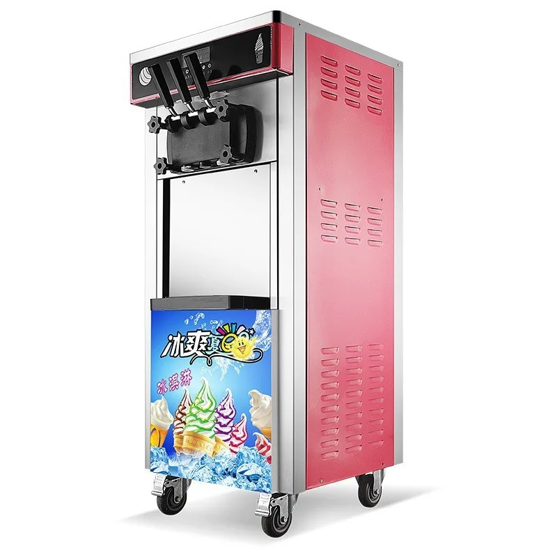 

Automatic ice cream machine, commercial soft cone ice cream machine for beverage shops, vertical multi-function