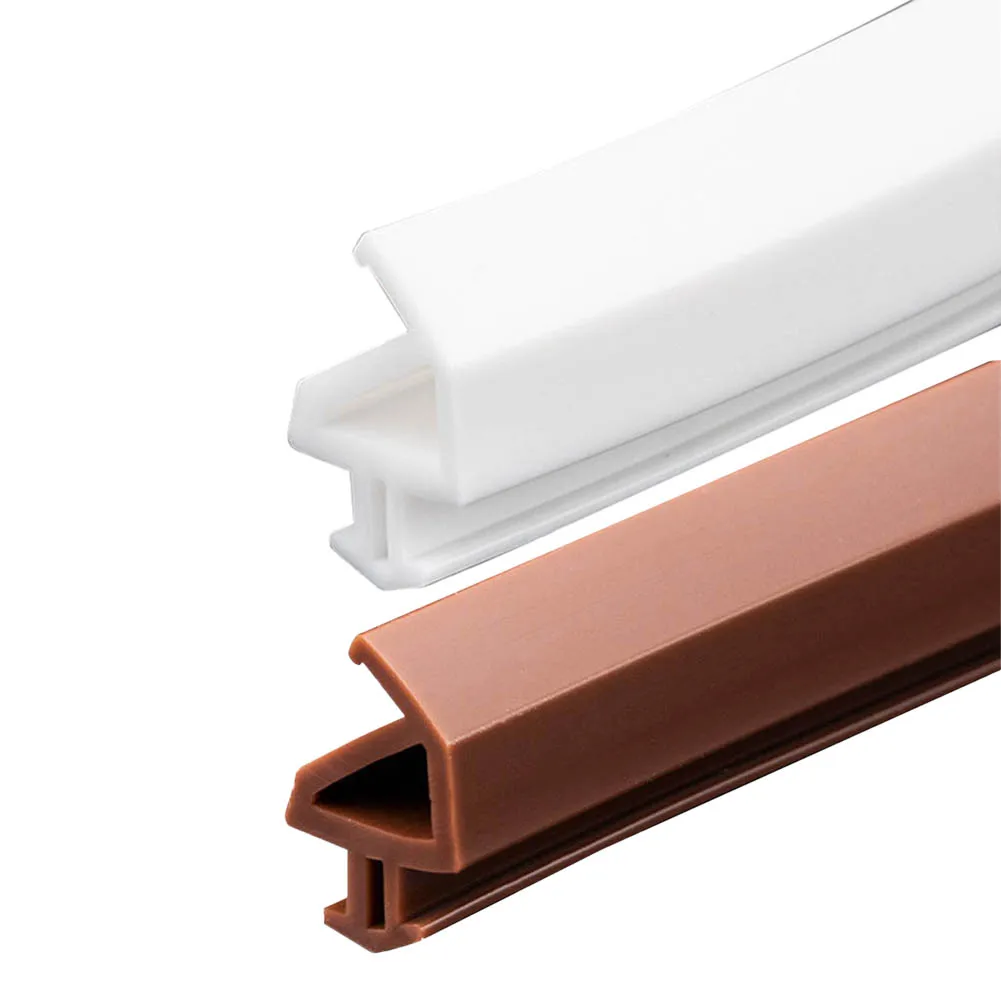Striscia di tenuta per porte e finestre da 10 m Striscia di tenuta in gomma per finestre Striscia di tenuta per finestre Isolamento acustico Striscia di silicone antivento Guarnizione Gap Filler