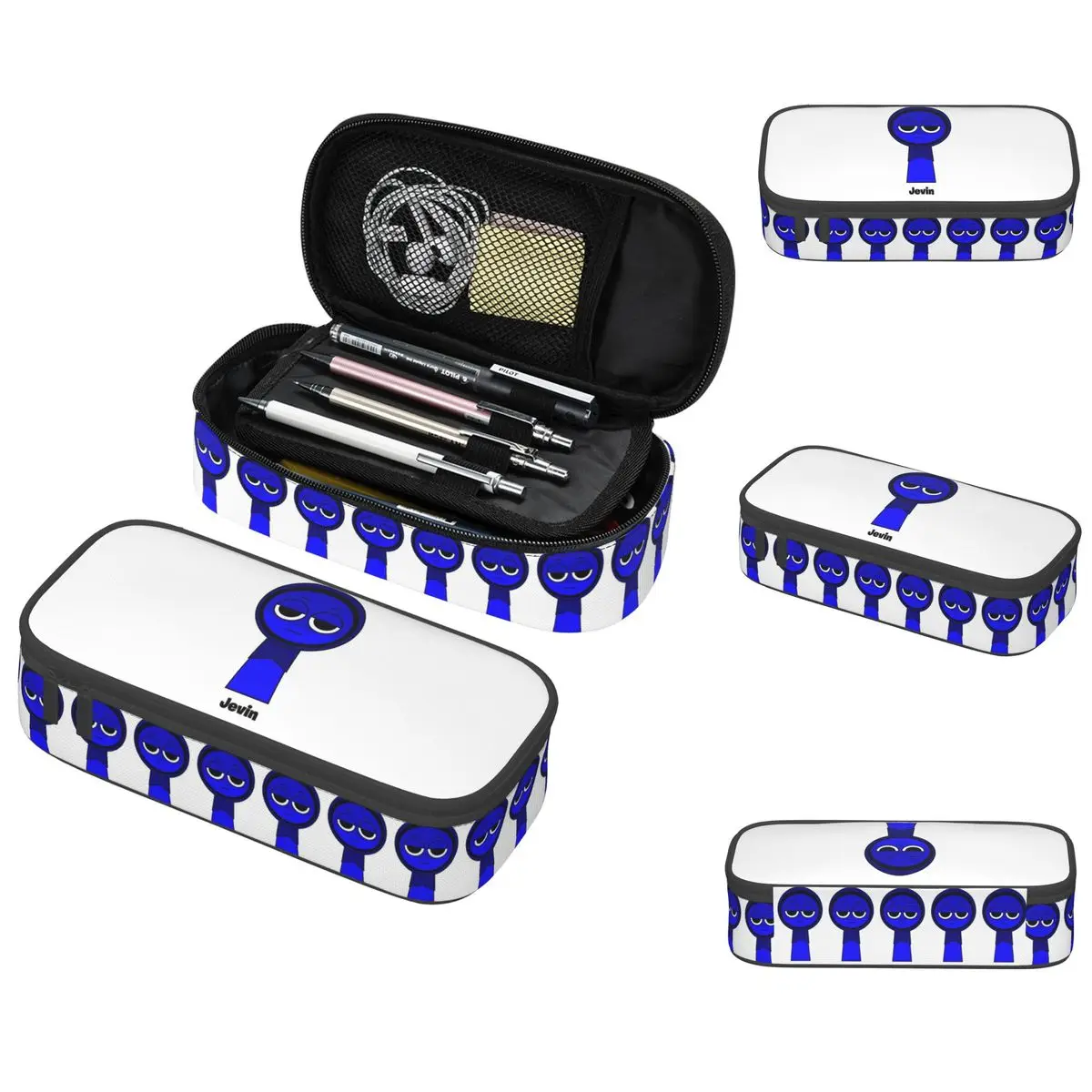 Jevin Sprunki Federmäppchen für Jungen und Mädchen, Schul-Stiftbox, Stifttasche, Schreibwaren, Stifthalter-Tasche