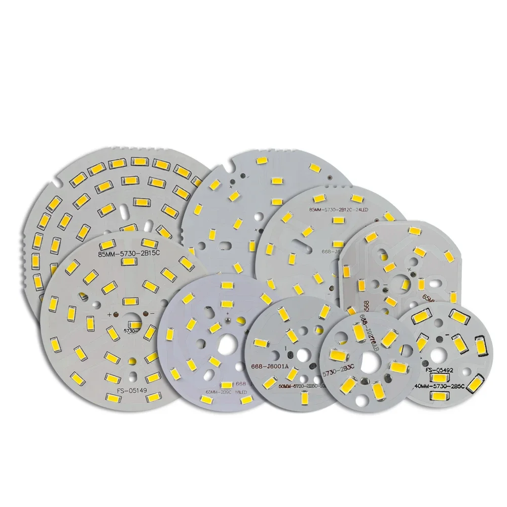 1PCS LED light source round panel 3W 5W 9W 15W 18W 24W 36W 50W SMD5730 DIY bulb modificationpanel accessories