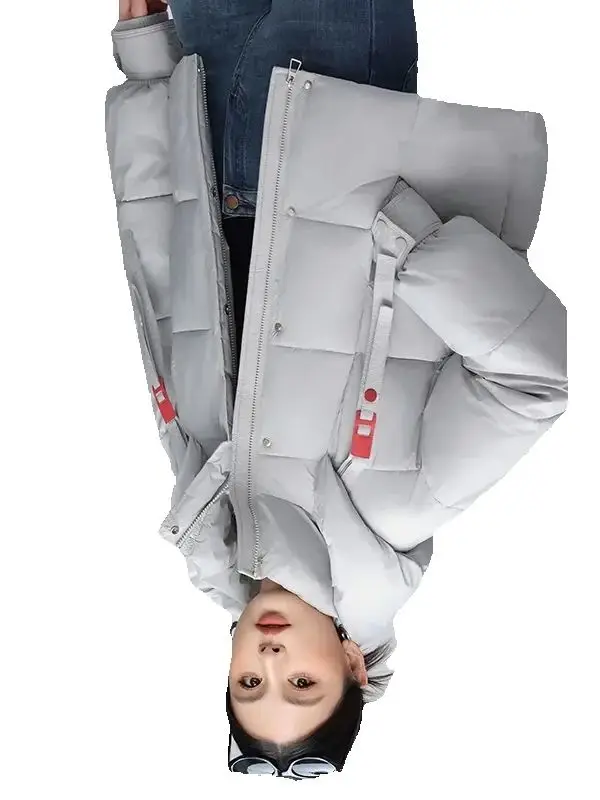 

Womens Retro Hooded Parka Winter Jacket 2026 New Korean Loose Casual Thick Warm Cotton Padded Outerwear Fashion Female Overcoat