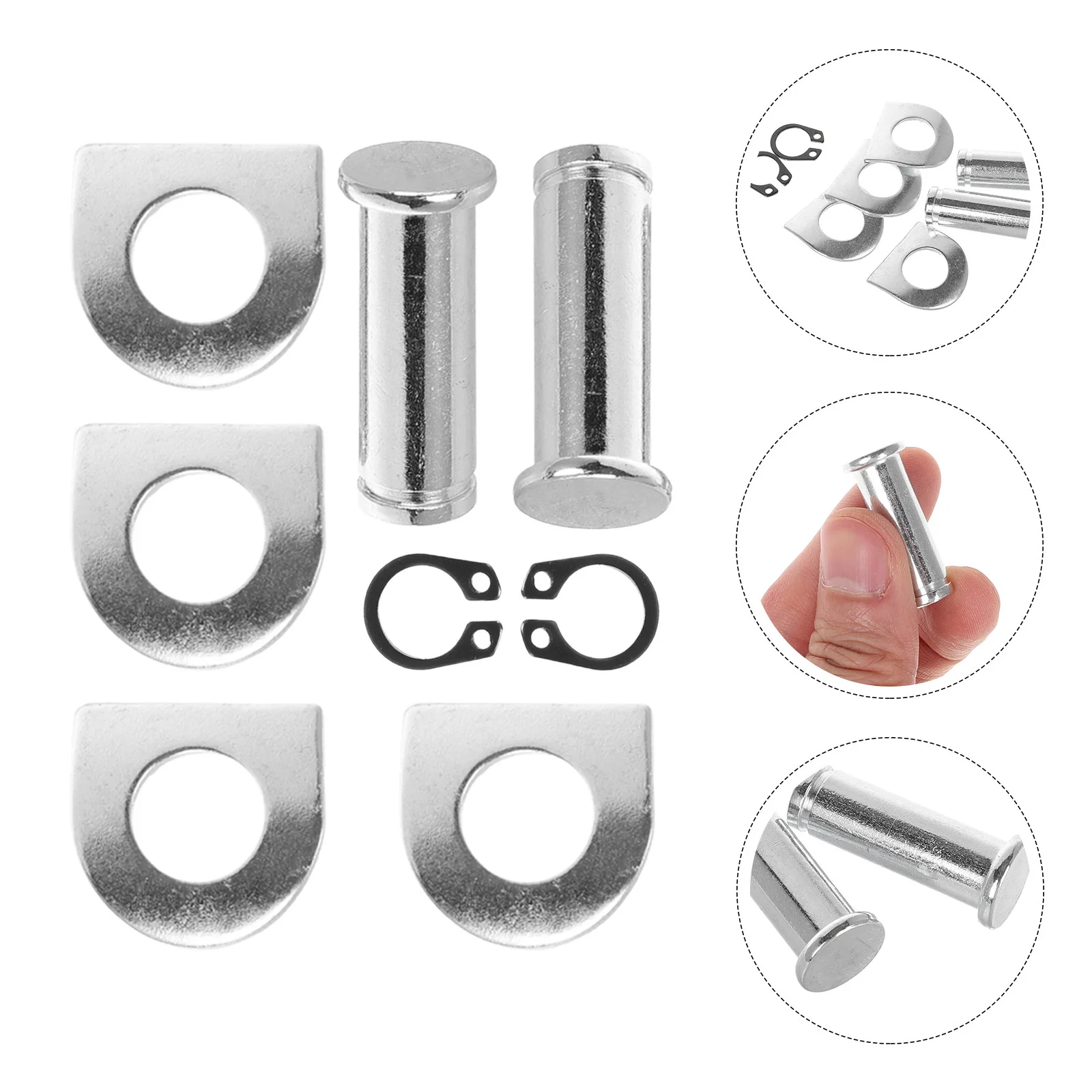 Universal Motorcycle Footpeg Mounting Pins Kit Metal Foot Pegs Fixing Screws Motorcycle Parts Foot Peg Upgrade Kit