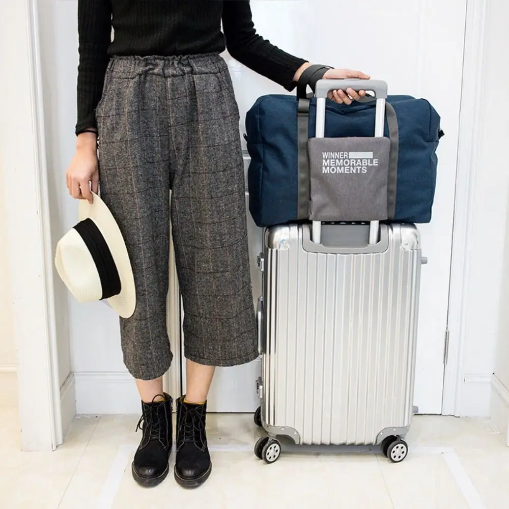 

Foldable Clothing Organizing Bag Large Capacity Waterproof Travel Duffel Bag Oxford Cloth Fitness Handbag Travel Luggage Bag