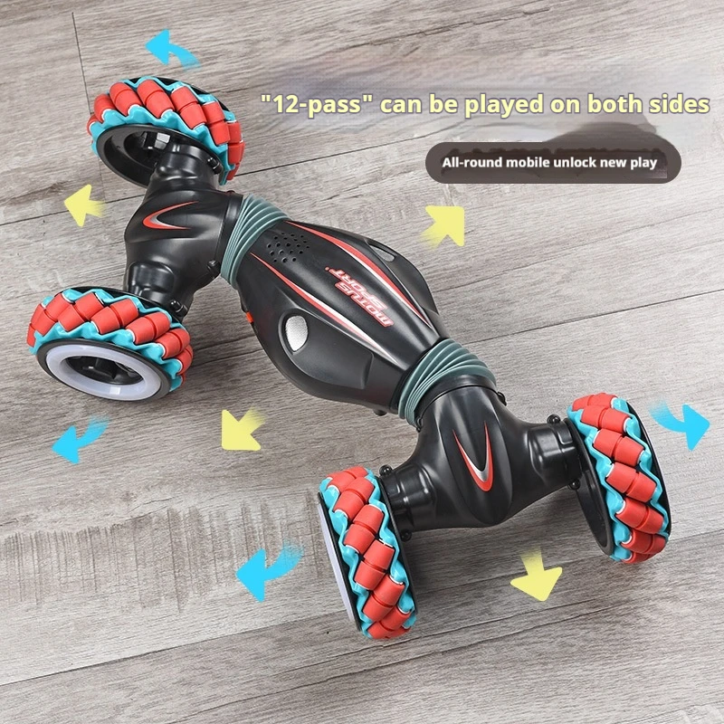 New Remote Control Car 2.4g Gesture Induction Drift Car Twisting Car Luminous Wheel Stunt Toy Car Children Birthday Holiday Gift