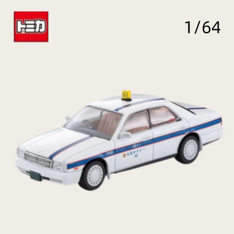 TOMICA TLV 1:64 LV-N290a Nissan Cedric V30E Brougham Taxi, alloy static miniaturized car tide play model, boy toy holiday gift.