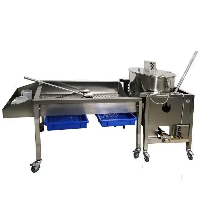 %e FOR Full Automatic Stainless Steel Caramel Sweet Popcorn Machine Commercial Snack Pop Kettle Corn Production Line 5KG Gas&