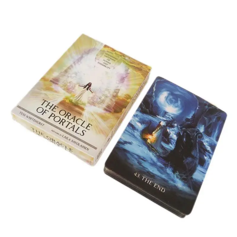 The Oracle Of Portals Tarot 44 Cards Fate Divination Tarot Decks For Beginners Fortune Telling Games Famliy Party Board Game