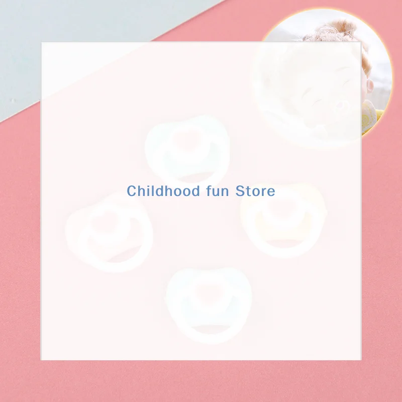 5Pcs Lovely Mini Doll Pacifier Play House Supplies Dummy Nipples For OB11 BJD Doll Baby Dolls Kids Toy Baby Pacifier Accessories