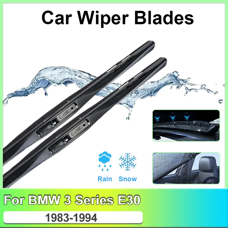 

Для BMW 3 серии E30 1983 ~ 1999 1984 1985 автомобильные щетки переднего стеклоочистителя, щетки, лобовое стекло, аксессуары для чистки лобового стекла