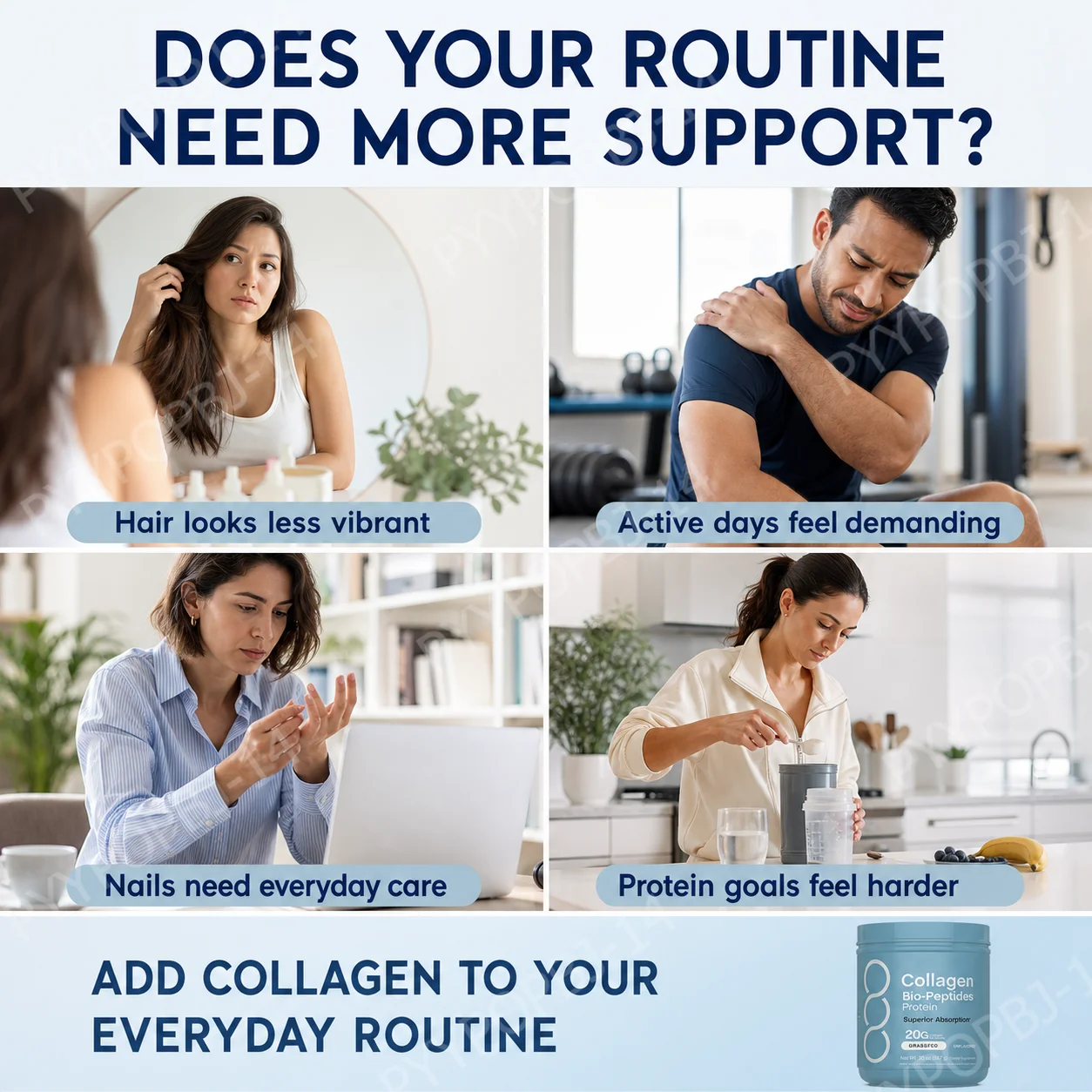 مسحوق ببتيدات الكولاجين 20 جرا - مراجعة Collagen Peptide Powder وسعره