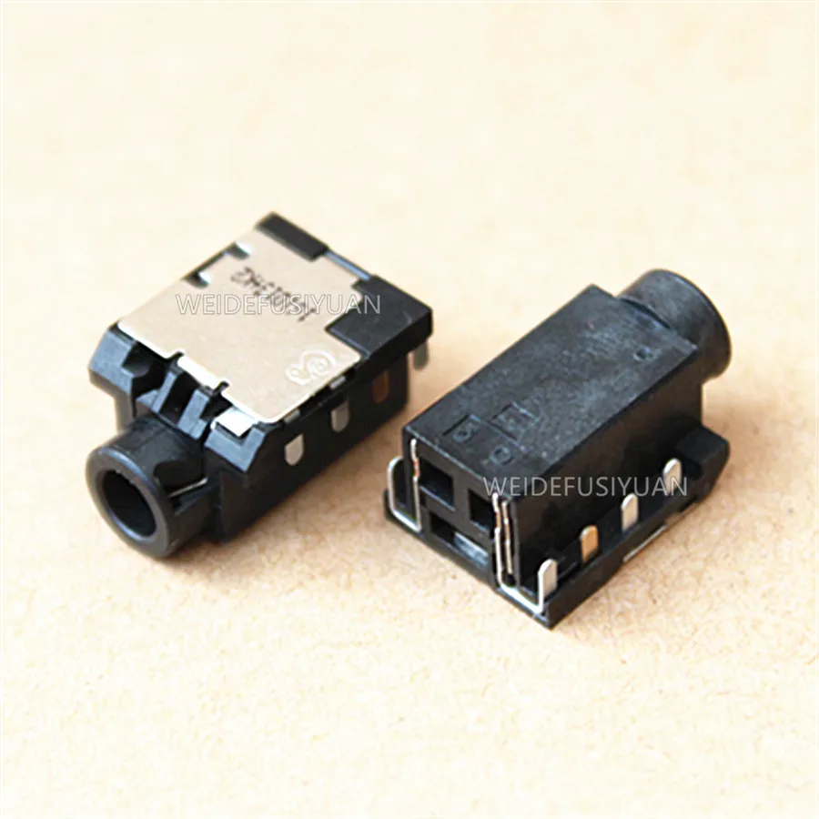 Porta de fone de ouvido com entrada de áudio de 3,5 mm para Dell Inspiron 15 3542 3442 3543 3541 3565 Laptop Placa-mãe Microfone Soquete Conector de microfone