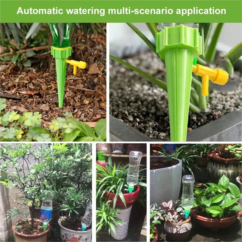 Garden Automatic Watering System Flower Plants Self Watering Drip Irrigation System Adjustable Auto Water Dripper Device