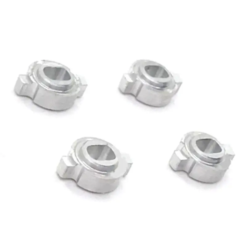 ABXE-8Pcs Metal Bond Changeover Adapter For Mosquito RC Car ZERO-Z Kyosho MINI-Z MR-03 Wheel Hub Change To AWD,Silver