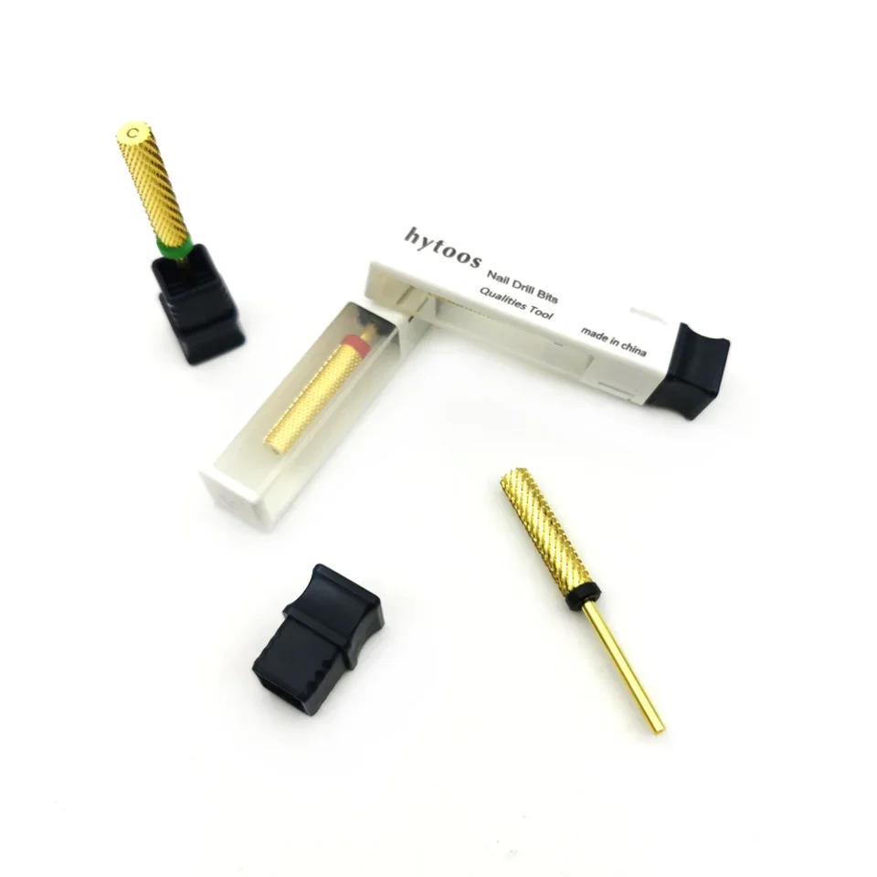 HYTOOS 24mm beczka wiertła do paznokci bardzo długa węglika 3/32 wiertarki elektryczne akcesoria dostawca narzędzi do Manicure