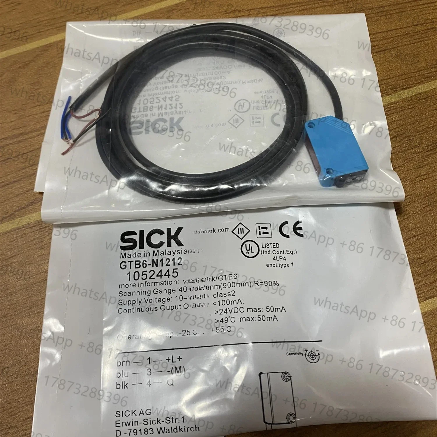 

GTB6-N1212 100% New & Original Sick Photoelectric Switch Sensor GTB6-P1212