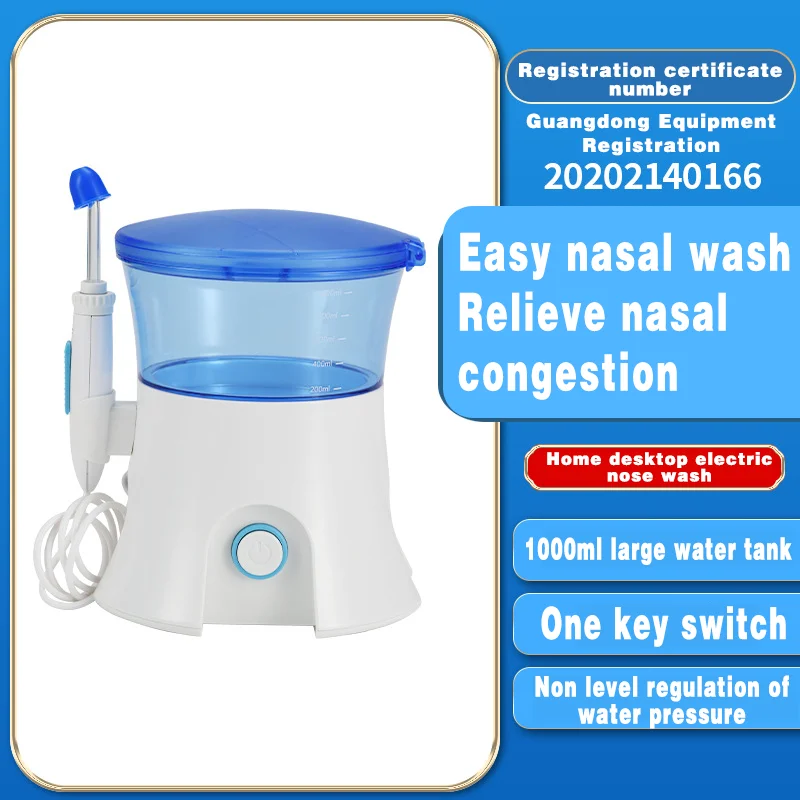 Versatile for home use electric nasal irrigator for home nasal irrigation machine