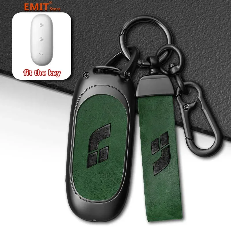 for Lixiang LEADING IDEAL L7 L8 L9 MAX Li Auto Key Case Smart Remote Holder Keychain Bag Protection Shell Cover Car Accessories