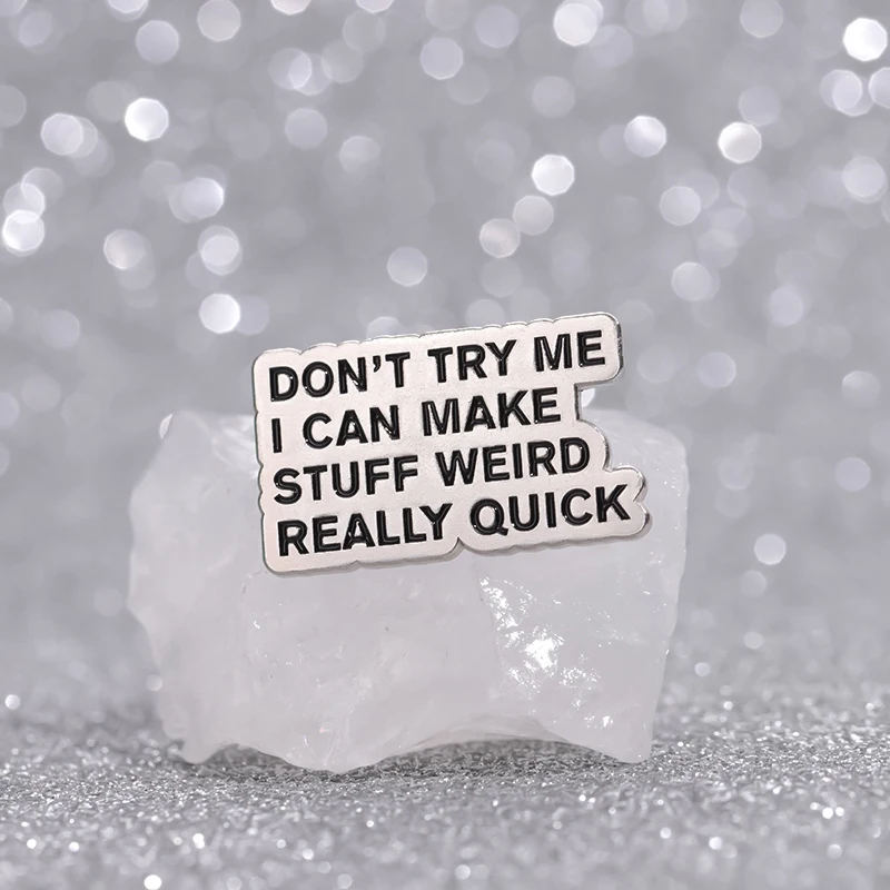 Lustige Sarkasmus-Emaille-Anstecknadeln „I'm Sorry Did I Roll My Eyes Out Loud“, individuelle Zitate, Abzeichen, Broschen, Rucksack, Hut, Schmuck, Accessoires – Detail 2