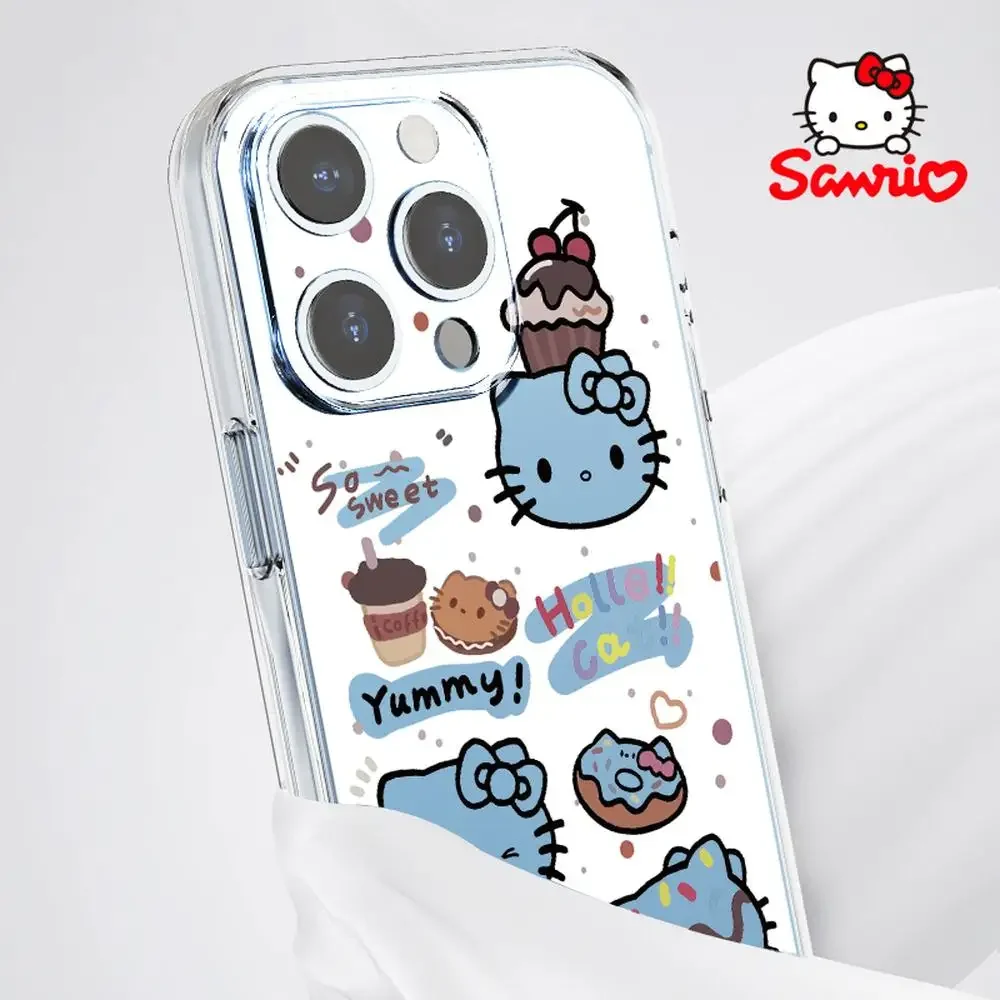 Kitty Cat Phone Case Fall Prevention Iphone 16/15/14/13/12/11 Woman Phone Cases Hello Kitty Fashion Accessory Brithday Gift