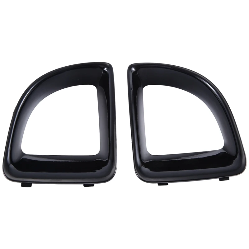 

For BMW MINI R55 R56 R57 R58 R59 JCW S Car Front Air Duct Frame Black 1Pair Set 51117255117 51117255118 Replacement