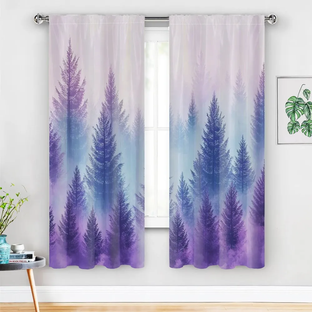 2Pcs Bedroom Curtai…