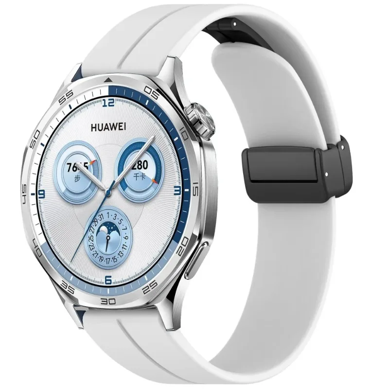 Силиконовый ремешок 22 мм 20 мм для Huawei Watch 5 4 pro/GT5-4-3-2-2e 46 мм, браслет-браслет для Samsung Galaxy Watch 7 6 5 4 40/44 мм