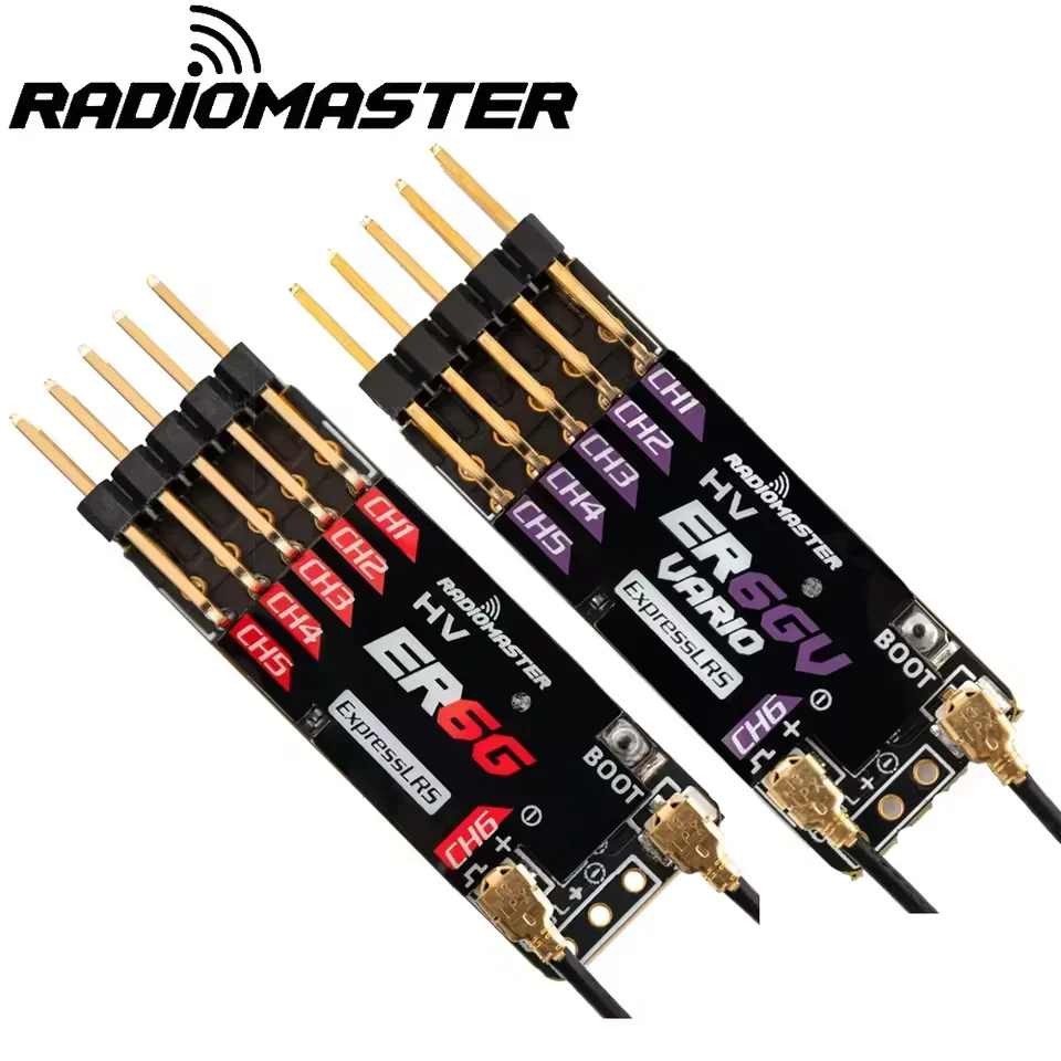 RadioMaster ER4 4CH/ ER6 ER6G ER6GV 6CH/ ER8 ER8G ER8GV 8CH 2.4GHZ Expresslrs Elrs PWM استقبال Pro اكسسوارات RC