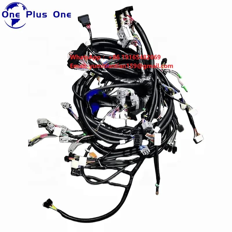 Original Brand New Engine ECU Main Line LQ13E01246P1 Wiring Harness for Kobelco 250-8 Excavator