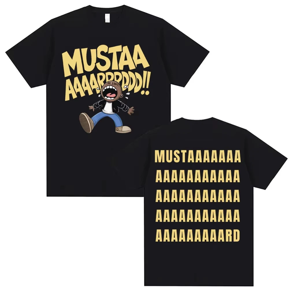 Kendrick Lamar mostaza camisetas Unisex Harajuku Hip Hop manga corta música Popular camiseta Casual de algodón de gran tamaño para hombres